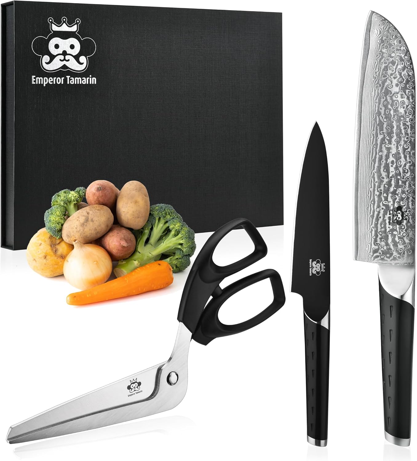 佐治作 牛刀 240mm SRS13 粉末ハイス鋼 槌目 黒合板洋柄 未使用